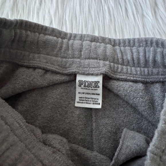 PINK Grey White Knit Sweatpant - Picture 2 of 4